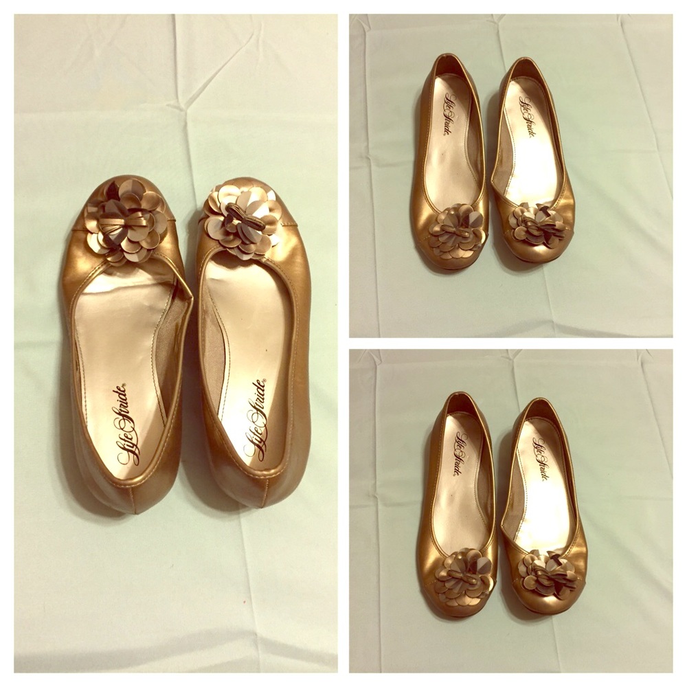Silver slip on shoes by